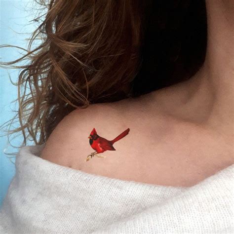 Share More Than 80 Small Red Bird Tattoo Latest Ineteachers