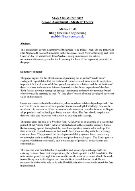 Descriptive Essay Example Summary Of Research Paper
