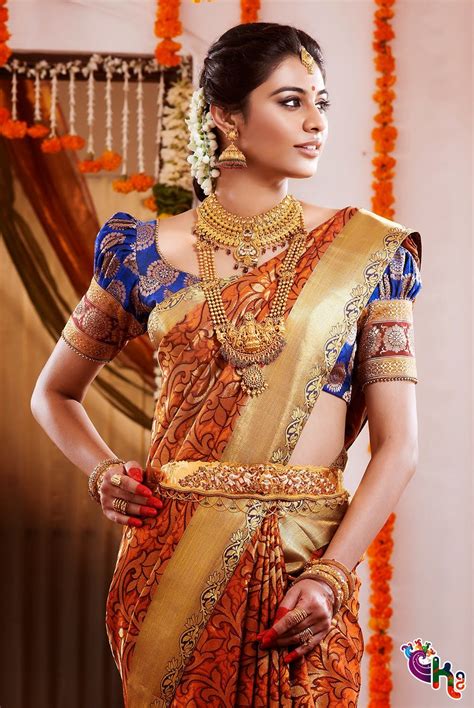 Puff Sleeve Saree Blouse South Indian Wedding Saree Bridal Blouse Designs South Indian Bride