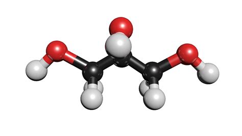 3d C3h8o3 Molecule Glycerin Model Turbosquid 1424503