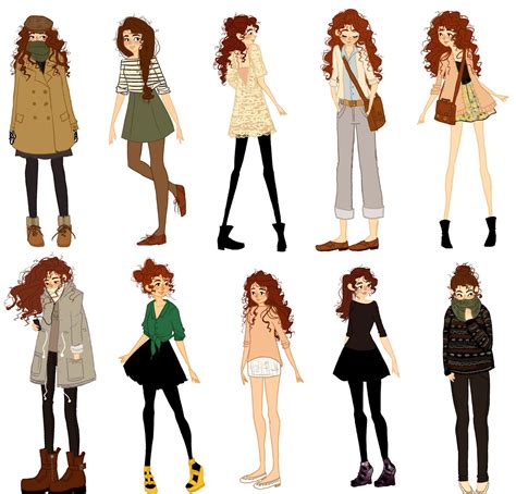 What I Wore Vii By Brusierkee On Deviantart Character Design Girl Character Design