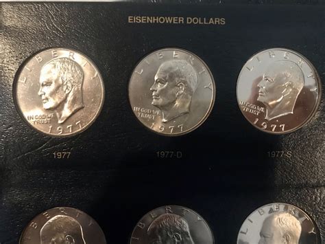 Fs 1971 1978 Eisenhower Dollar Complete 32 Set In Whitman Album With
