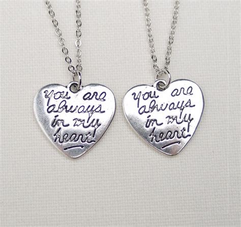 2 Best Friend Necklaces Matching Necklaces For By Madebypepper 2000