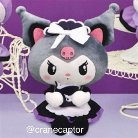 New 16cm Japan Sanrio My Melody Kuromi Tsundere Cafe Plush Doll Mascot Kawaii 3890401299