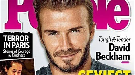 David Beckham Scores Title Of Peoples Sexiest Man Alive Fox61