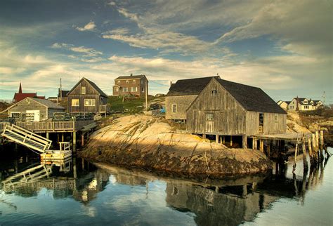 Sheds At Peggys Cove Photograph By Rob Huntley Fine Art America