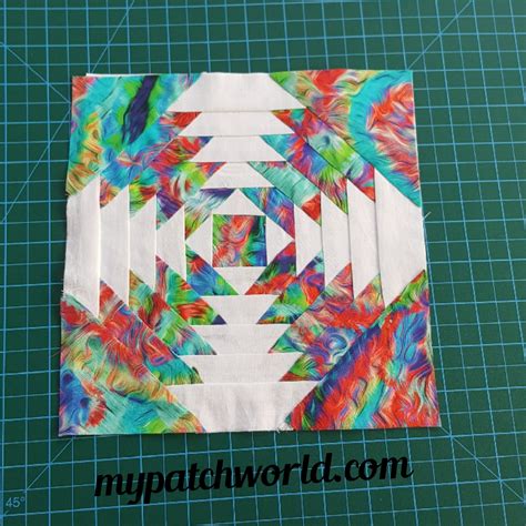 Pineapple Quilt Block Paper Piecing Tutorial All About Patchwork And