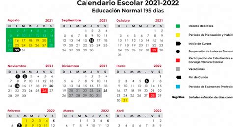 Conoce El Calendario Para El Ciclo Escolar 2021 2022 En M 233 Xico Photos