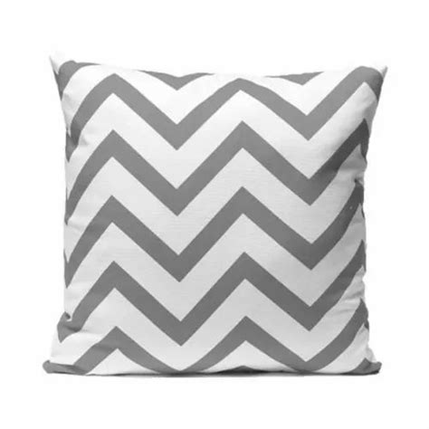 100 cotton made polyester filling multi striped designer cushion cover size 40 x 40 cm at rs