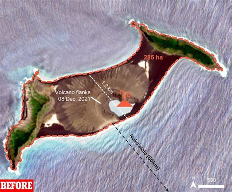 Before And After Images Show Extent Of Destruction From Tonga Volcano