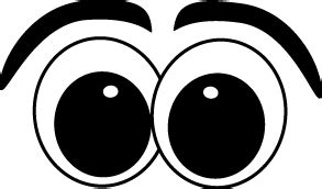 Cartoon Eyes Clip Art - Cartoon Eyes Image | Cartoon eyes, Black and white cartoon, Cartoon clip art