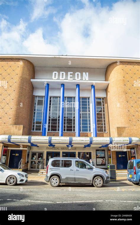 Exterior View Of The Front Entrance To The Odeon Cinema Building