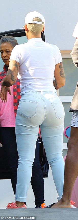 Amber Rose Steps Out In Tight Pants After Tyrese Gibson And Rev Runs