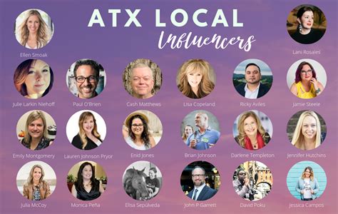 everything you need to know about local influencers list of local influencers of austin texas