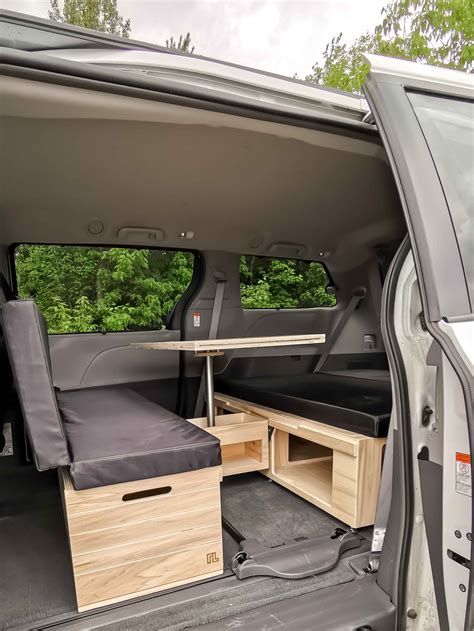 Convert Toyota Sienna To Camper Van