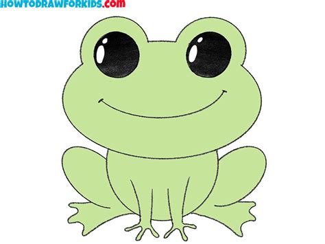 How To Draw An Easy Frog Easy Drawing Tutorial For Kids