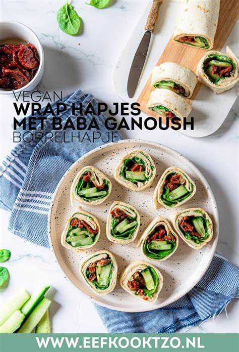 Vegan Wrap Hapjes Eef Kookt Zo