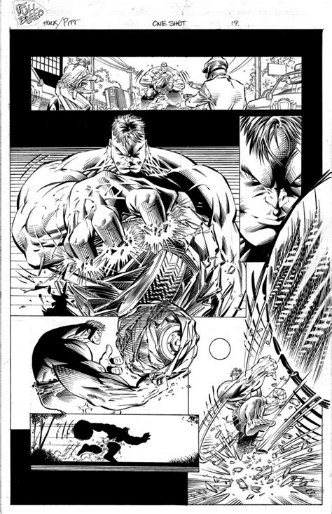 Hulkpitt Page 19 In Jamos Arts Dale Keown Hulk Comic Art Gallery