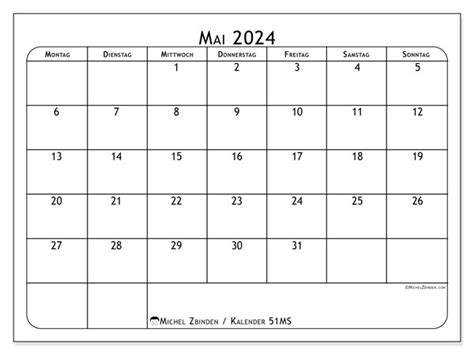 Kalender Mai 2024 Einfachheit Ms Michel Zbinden Ch