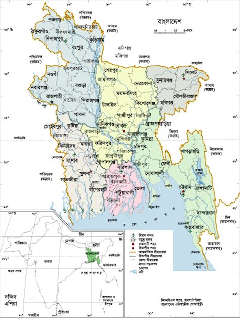Maps Of Bangladesh May