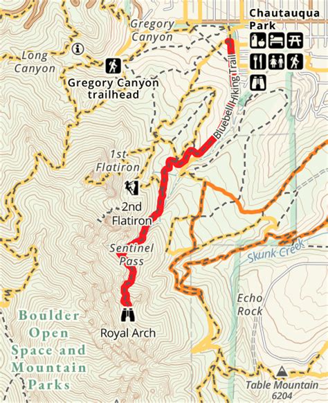 Royal Arch Trail Hike Boulder Co Chautaqua Park