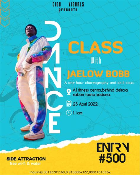 Dance Class Flyer Dance Class Choreography Flyer