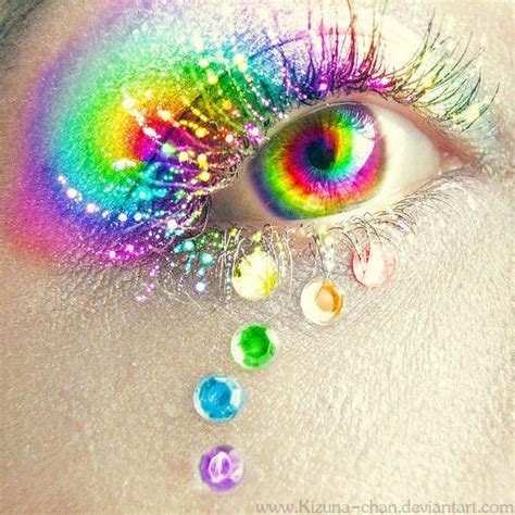 Taste The Rainbow By Kizuna Chan On Deviantart Rainbow Eye Makeup
