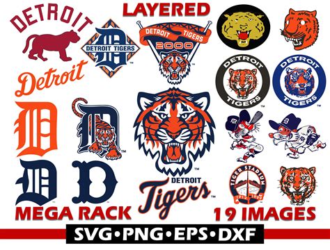 Mlb Detroit Tigers Svglogo Mlb Football Svg Cut File For Etsy