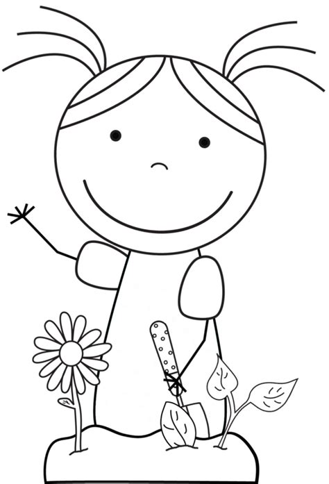 Download Kid Color Pages: Earth Day for Girls