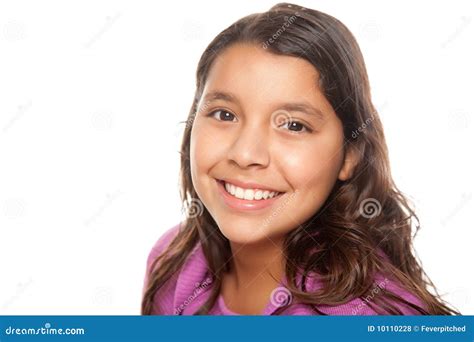 Pretty Hispanic Girl Portrait Royalty Free Stock Photos Image 10110228