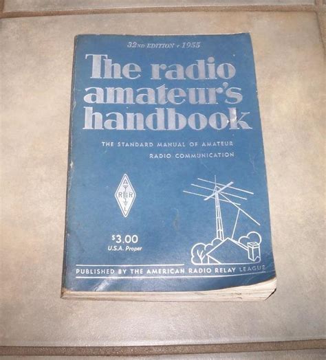 Original 1955 Vintage The Radio Amateurs Handbook Arrl Ham Radio Book 1856701434