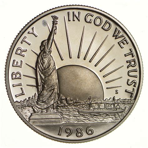 Proof 1986 Statue Of Liberty Centennial United States Mint Half