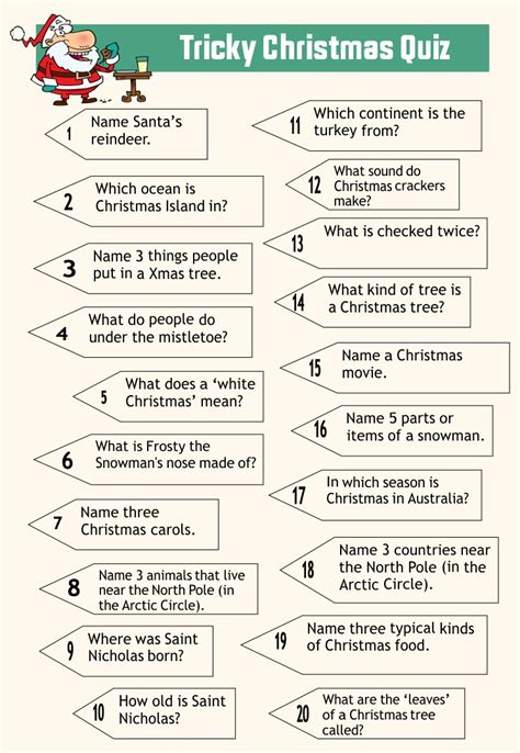 Charlie Brown Christmas Trivia Questions And Answers Printable Test