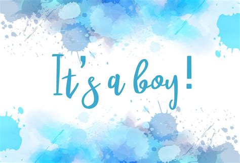 Baby Shower Zoom Background Boy Free