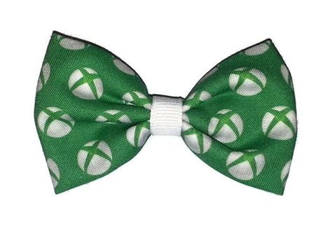Xbox Fabric Hair Bow From Crashedhope Designs Fabric Hair Bows Hair