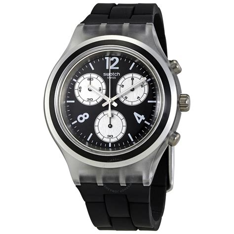 It is a subsidiary of the swatch group. Swatch Eleblack Black Dial Men's Chronograph Watch ...