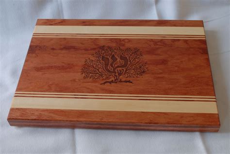 Hand Crafted Engraved Wood Cutting Board Personalized
