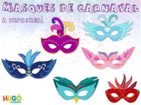 Kit Masques De Carnaval à Imprimer