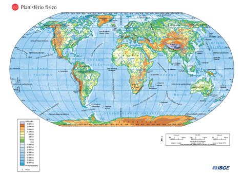 Mundo Mapa Múndi Relevo