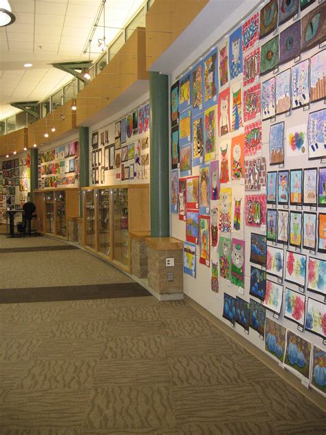 Blue Valley School District Spring 2019 Artists Library Displays