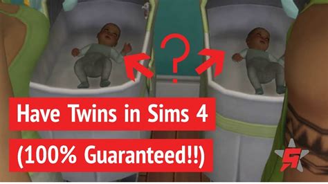 The Sims 4 How To Have Twins With Cheats And Without Youtube