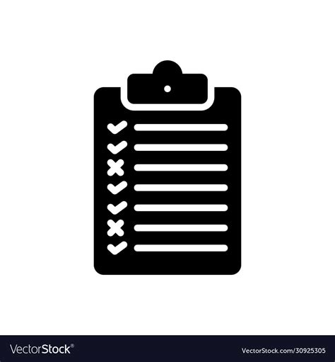List Royalty Free Vector Image Vectorstock