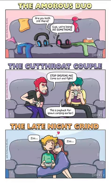 The 6 Types Of Gamer Couples Gamer Couple Gamers Couple Goals Gamer
