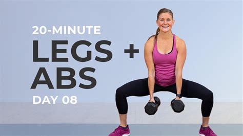20 Minute Thighs Legs And Abs Workout Nourish Move Love