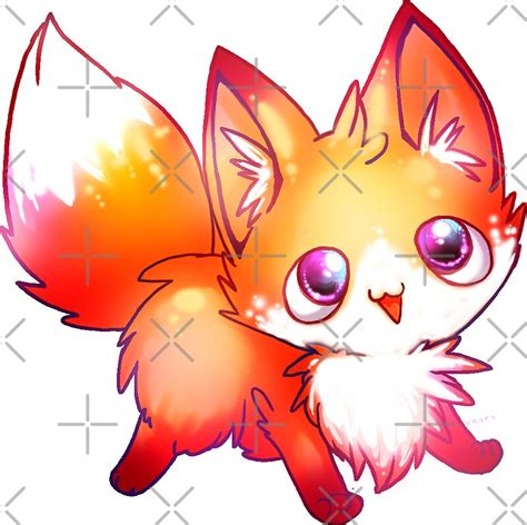 Kawaii Fox Stickers By Michelledraws Redbubble