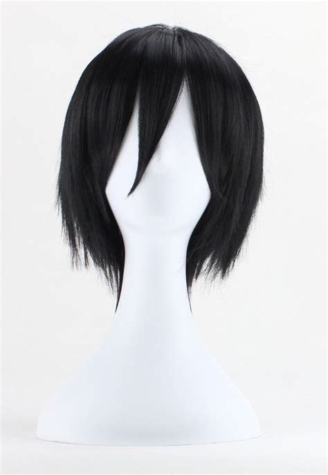 Black Butler Kuroshitsuji Sebastian Michaelis Cosplay Wig Black Wig