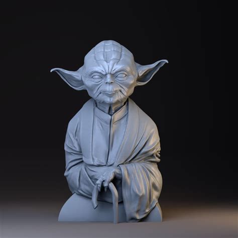 Yoda Bust Stl 3d Model 3d Printable Cgtrader