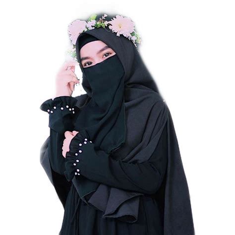 Girl Cadar Niqab Sticker By Tazkyafadilla Harakita 5
