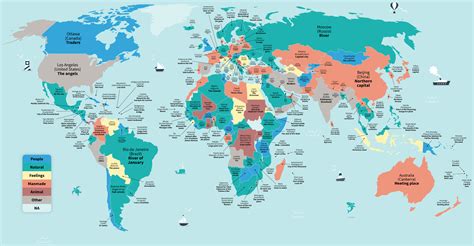 City Map Of The World World Map