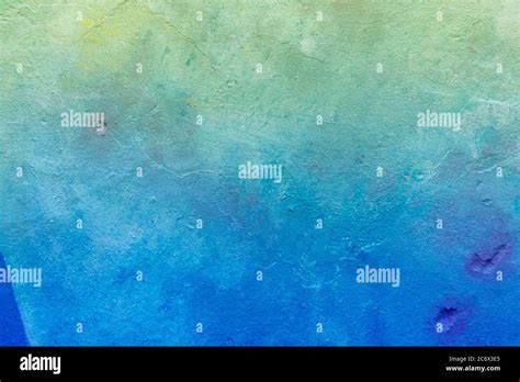 Abstract Light Blue Color Tone Painted Wall Texture Background Outdoors